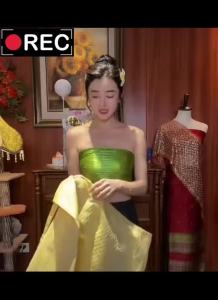 Womens Dai Ethnic Dance Dress - Perfect for Photo Shoots Tops+Skirt+Shawl