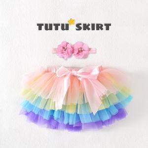 DOWNA Lưới vải tuyn Váy Tutu xù bông Nhiều lớp Phong cách múa ba lê Váy Ballet Công Chúa Thời trang Lông xù Váy Tutu cho bé gái Váy dự tiệc