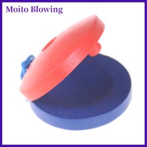 Moito เด็กไม้ Castanet ของเล่นเด็กเครื่องดนตรี Percussion ของเล่นของขวัญ