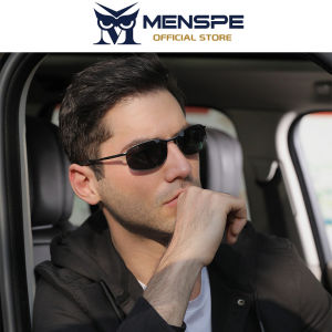 MENSPE แว่นตากันแดดโพลาไรซ์สำหรับผู้ชายแฟชั่นแว่นกันแดดขับรถคลาสสิกแว่นกันแดดกีฬากลางแจ้งแว่นตากันแดด UV400วิสัยทัศน์ที่ชัดเจนแว่นตาสำหรับปั่นจักรยานขี่จักรยานวิ่งตกปลาสำหรับผู้ชาย