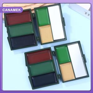 【CANAMEK】 1 2pcs 5-màu ngụy trang mặt sơn bảng màu với gương mặt cơ thể sơn dầu sơn sắc tố cho Halloween cosplay trang điểm Đảng