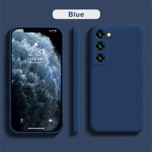 Soft Liquid Silicone Case For Samsung Galaxy S22 S23 FE S21 S20 Ultra S10 S9 Plus S10E 5G  Shockproof Back Cover Funda