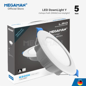 MEGAMAN MQTL1119-Y Lampu Plafon Tanam Variant LED Downlight 5 7 9 12 15 Watt 6500K Putih