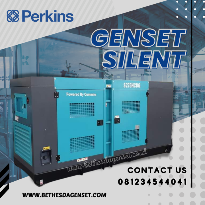 Genset Silent Perkins 60 80 100 150 Kva