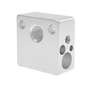 Updated High Temperatures Aluminium Heater Block for MK8 Extruder Metal Hotend 3D Printer Accessories for 3D Printer
