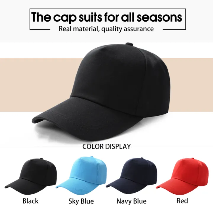 Unisex%20Plain%20Baseball%20Men%20Women%20Topi%20Lelaki%20Perempuan%20Polyester%20Adjustable%20Strap%20Duckbill%20Cap%20-%20Image%204