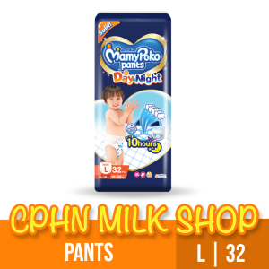 MamyPoko Day and Night Pants Baby Diapers Large 32