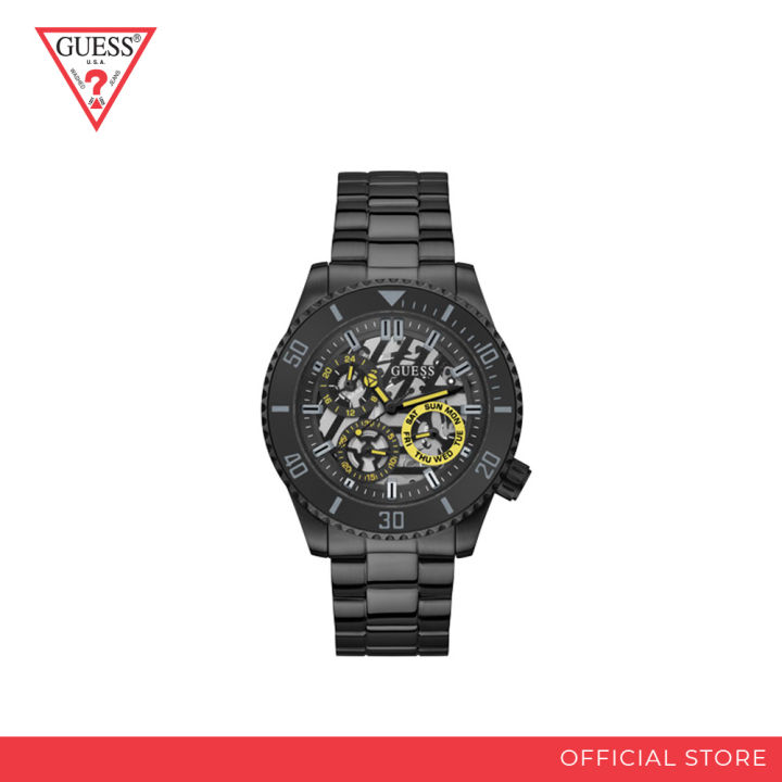 Guess Black Synthetic Sport Watch