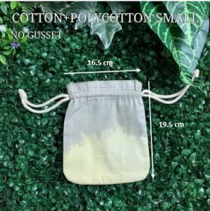 【Handmade tie dye】ecoWarna Earth Color Series Drawstring Pouch (Cotton + Polycotton) | Portable and Washable | Purse Pouches