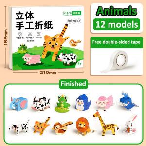 Colorful Origami Kit For Kids 54 Projects Practice Papers Instructional Origami Book Origami Gift For 4  Girls Boys Adult Beginners Training Craft