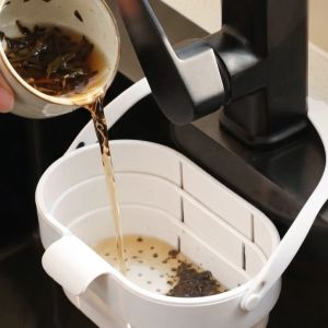 LIUJIR Hanging Kitchen Sink Drain Basket Large Capacity Collapsible Fruit Washing Basket Multi-functional Anti-clogging Food Residue Filter Basket Fruit Washing