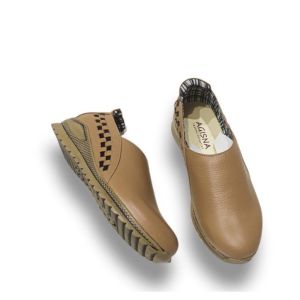 SEPATU WANITA SLIP ON ANYAM CATUR KULIT SAPI GARUT TERBARU TERMURAH