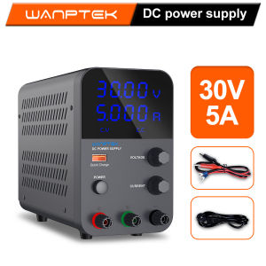 Adjustable laboratory 0-30V 60V 120V 160V 0-2A 5A 10A DC Power Supply Lab Variable Bench Switching High Precision Programmable power Source USB  Fast charger LCD Display UK Plug