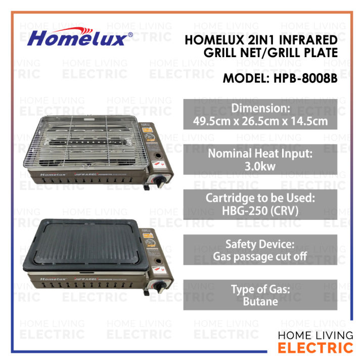 Homelux%20Portable%20Gas%20Stove%202%20in%201%20Infrared%20Cassette%20Grill%20Plate%20&%20Pan%20BBQ%20Stove%20Skewer%20Camping%20High%20Quality%20HPB-8008B%20Dapur%20Gas%20-%20Image%205