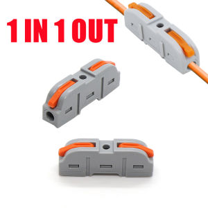 JIANTAI Universal Compact Wire Connector Splitter Quick Electrical Cable Splice Terminal Block For 28-12AWG Small Wiring Connectors