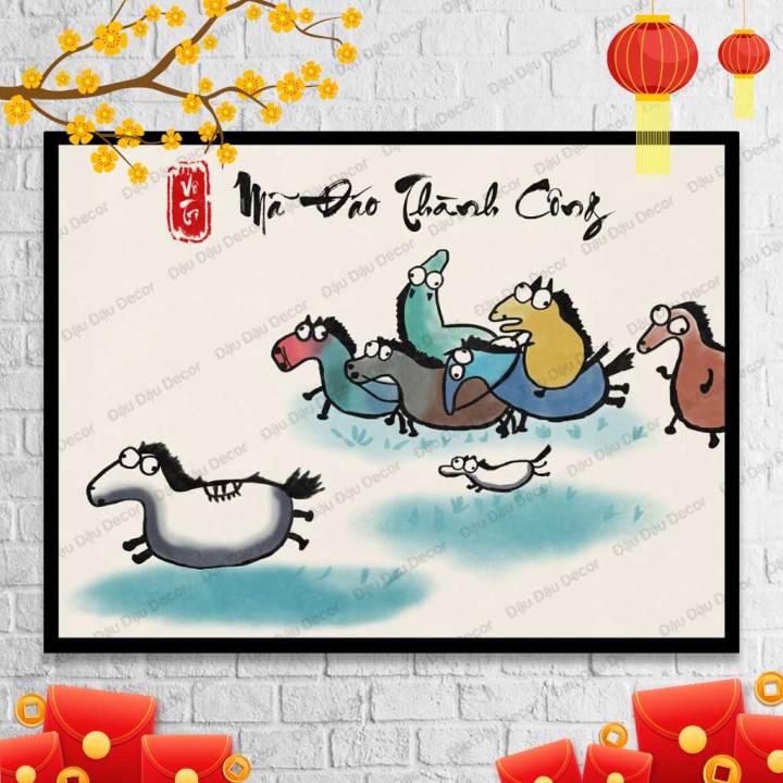 Tranh Vô tri hài hước MÃ ĐÁO THÀNH CÔNG chế hài | Tranh MÃ ĐÁO THÀNH ...