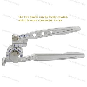 Hanson8 Tube Bender 3In1 Machine 180 Degree Metric Tubing Hand Tool 6mm 8mm 10mm 5T9N4