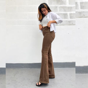 Celana cutbray jeans wanita import Celana jeans Stretch wanita Highwaist Jeans Cutbray Celana Cutbray Wanita Cutbray stretch Gaya Retro Kekinian