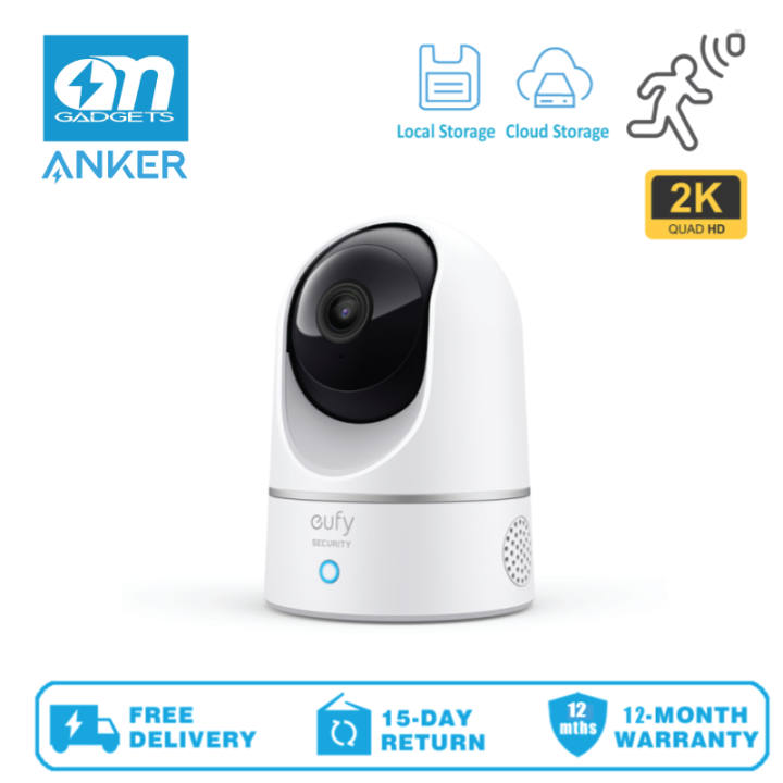 Anker Eufy Indoor Cam Anker T8410 Eufy Indoor Cam 2K Pan And Tilt