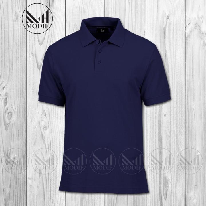 Plain Polo t shirt Navy Blue\