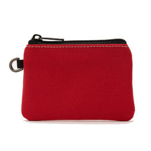 Small Canvas  Zipper Pouch Coin Purse Compact Storage Organizer Bag