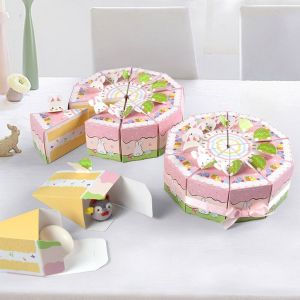 YUDESHUI 10PCS Thỏ hoạt hình Hộp quà Trứng Phục Sinh Hình tam giác Hộp đóng gói Sáng tạo Bánh quy đồ ăn nhẹ đường Hộp hình bánh Lễ Phục Sinh