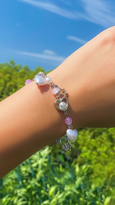 Stylish Bracelet Cute Charm Bracelets Beads Bracelet Tassels Bracelet Wrist for Daily School Parties and Travel