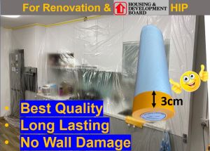 [SG local] Plastic Sheet / Plastic cover for Dust Prevention HIP renovation drop sheet for painting/ plastic cloth for renovation / drop sheet / plastic sheet for painting / dust cover / plastic sheet roll for dust prevention