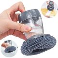 Cọ xoong nồi, miếng chà nồi có ngăn đựng nước rửa - Happy Home 4U. 
