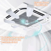 Aircond Guide Fan Cassette Aircon Central Fan 360° Aircond Wind Deflector Central Air Cond Guide Fan Windshield