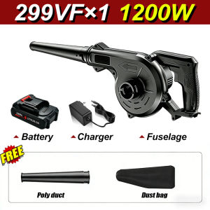 48000mAH 5000W Economy Air Blower 2 in 1 Cordless Blower Blower Vacuum Portable Long-lasting Battery Life Copper Core Motor Powerful Wind Home Cleaning Clean Up The Car Computer Dust Removal Vacuum Portable Leaf Blower