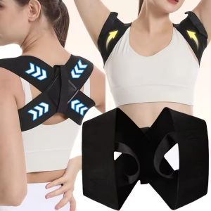 Adjustable Back Shoulder Posture Corrector Belt Clavicle Spine Support Reshape Your Body Home Office Sport Upper Back Neck Brace
