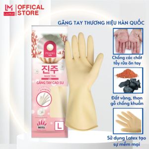Găng Tay Cao Su Tay Lửng Ngọc Trai Size L Thương Hiệu BEIGL Hàn Quốc
