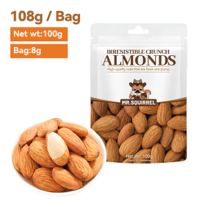 Mr.Squirrel Roasted Almonds 250g/500g Roasted almonds nuts Whole almonds milk fragrance almonds Almond Nuts Wholesale almonds nuts