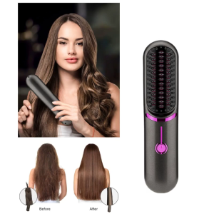 Lược làm thẳng Lược Chải Thẳng Tóc Lược chải thẳng tóc cho phụ nữ với 3 Temps Sưởi ấm nhanh cho du lịch