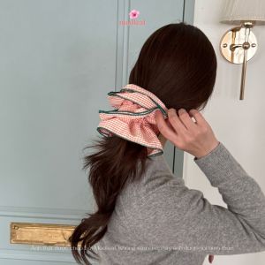 Cột tóc caro viền đơn giản xinh xắn nữ tính đáng yêu dễ sử dụng xinh đẹp kute Modleaf Frul Hairband Hàn Quốc