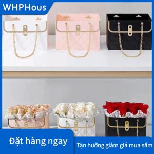 WHPHous Hoa cầm tay Hộp Tăng Bao bì hộp gói túi giấy Hộp Quà Tặng bên Quà Tặng