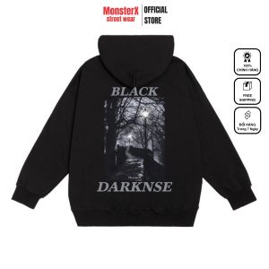 Áo hoodie nỉ bông Monster X Street Chúa DarkSide nam nữ form rộng thu đông Local Brand