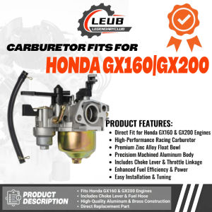 Motorcycle Parts Carburetor For GX120 GX160 GX200 6.5HP 4 Stroke Engine Gasoline Carburetor