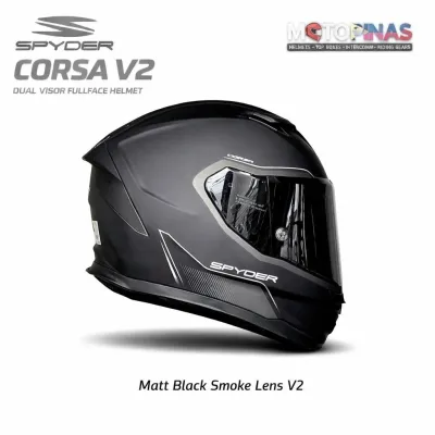 Spyder Corsa V2 V3 Fullface Dual Visor Helmet ECE 22.06