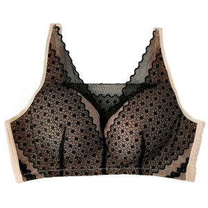 LERVANLA 718 Mastectomy Bra with Pockets for Silicone Breast Forms Prosthesis Women Everyday Bra Artificial Prosthesis