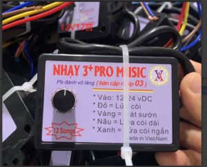 ⚡Miễn Phí Vận Chuyển⚡Nhại 3 pro 8 bài nhại kèn hơinhại nhanh chậm sàI cả còi hơikèn điện auto 12v/24v