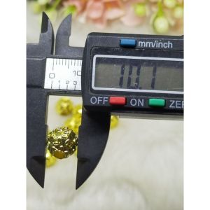 18k Gold Plate Coin Mark Diy Accessories Bead/18k镀金钱币DIY配珠