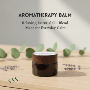 Lavender Aromatherapy Balm | Relaxing Essential Oil Balm | Solid Perfume | Calm Serenity