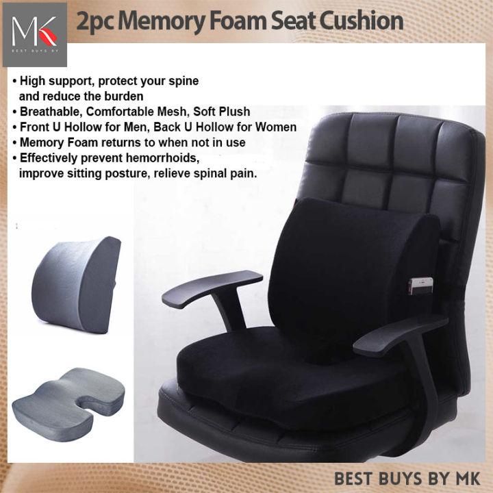 Seat Cushions Best Lumbar Back Support For Office Chair Memory