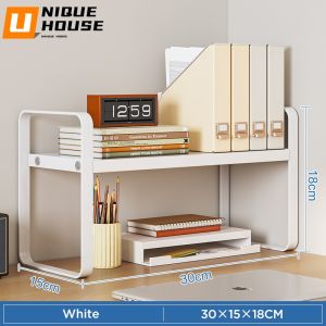 Desktop Rack Desktop Storage Rack Desk Organizer Book Rack Document Table Book Shelf Desktop Cosmetic Storage Desk Shelf