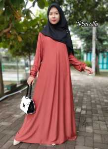 Maxi Dress Wanita Oversize Gamis Katun Rayon Twill Premium Busui Friendly