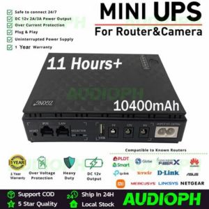 UPS power supply for CCTV Mini Dc backup power for Wifi Router Modem Security Camera Battery 12V 5V