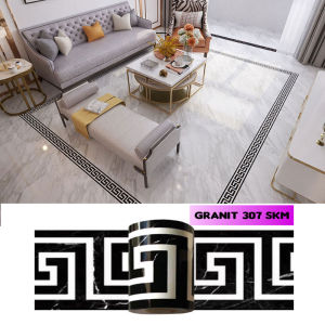 WALLSTICKER BORDER LANTAI MODEL GRANIT  / DEKORASI KAMAR HOTEL LOBBY DLL [KMK]