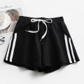 QUẦN ĐÙI, QUẦN SHORT 2 sọc NỮ COTTON  MẶT NHÀ. 